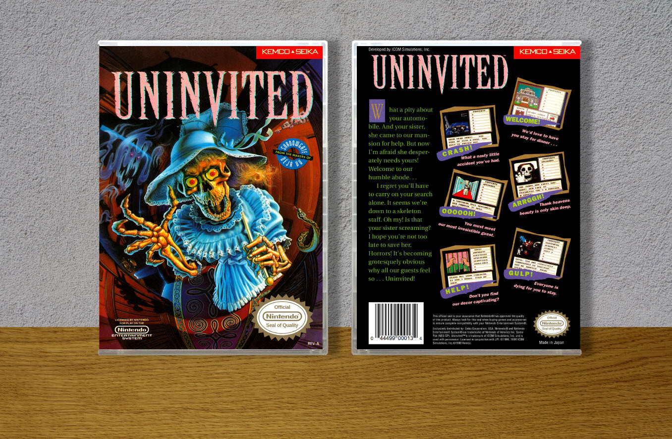 Uninvited, Case Color: CLEAR (Transparent)