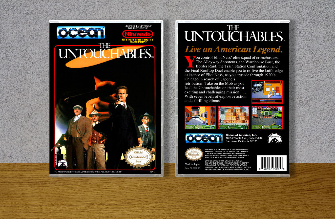 Untouchables, The (Black Label), Case Color: CLEAR (Transparent)