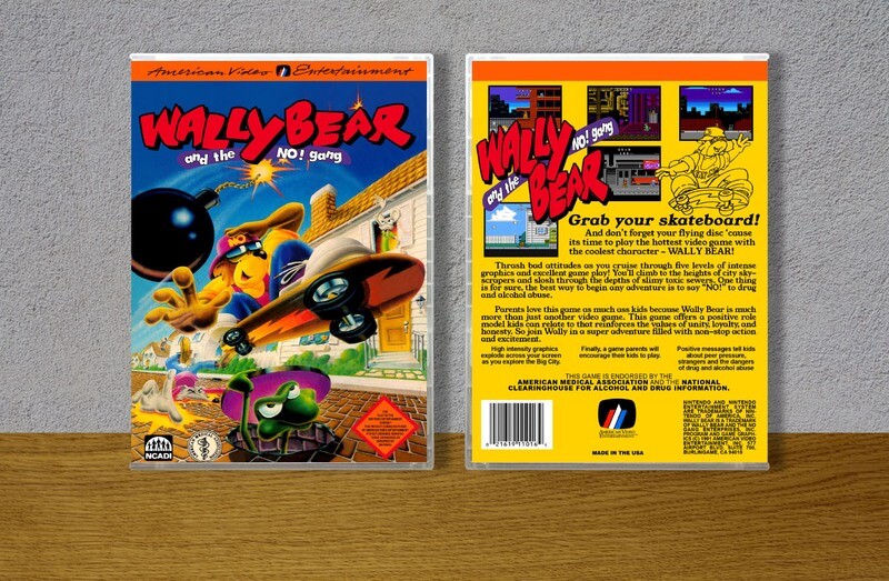 Wally Bear and the No! Gang (AVE), Case Color: CLEAR (Transparent)