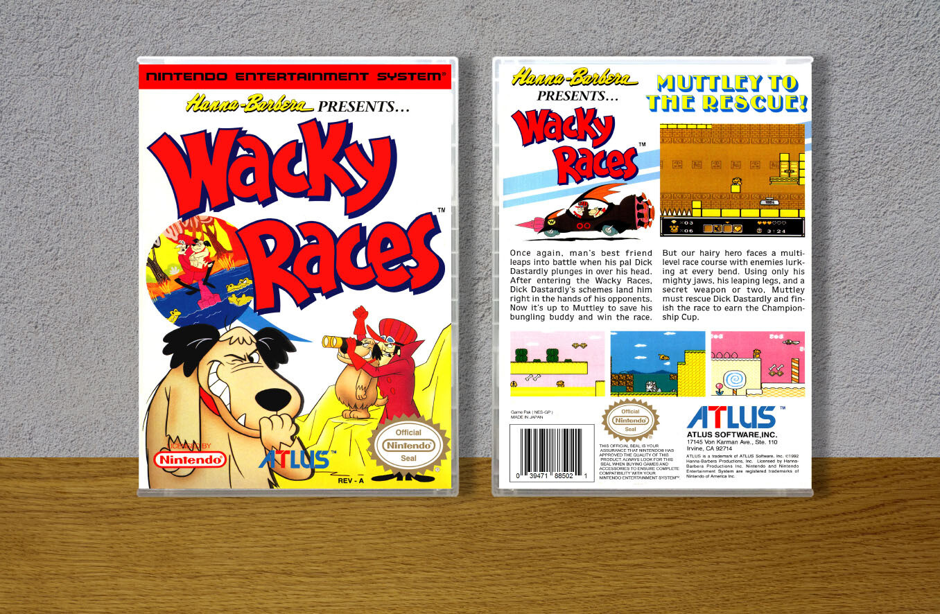 Wacky Races, Case Color: CLEAR (Transparent)