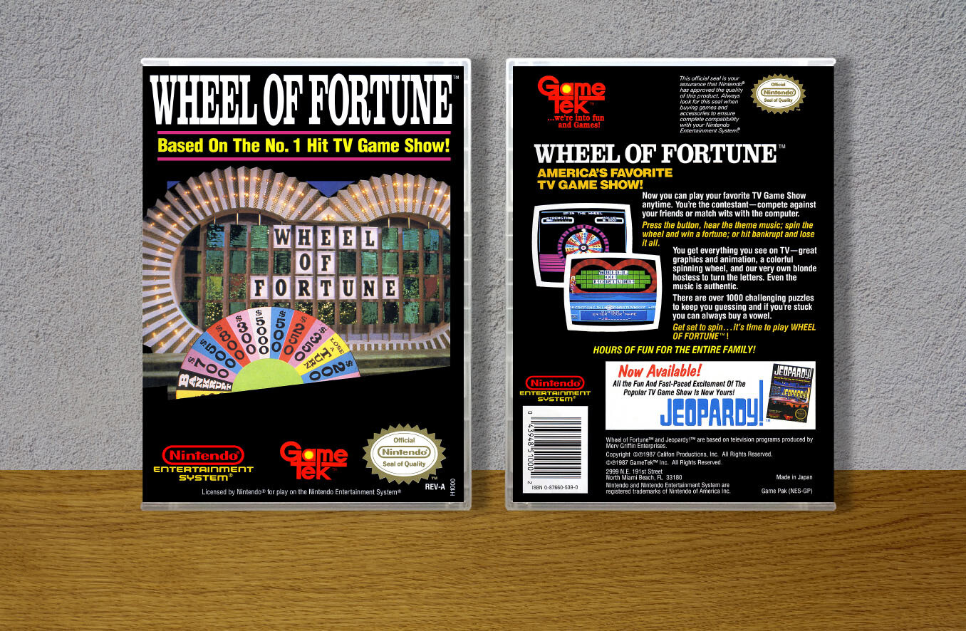 Wheel of Fortune, Case Color: CLEAR (Transparent)