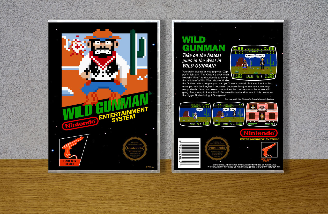Wild Gunman, Case Color: CLEAR (Transparent)