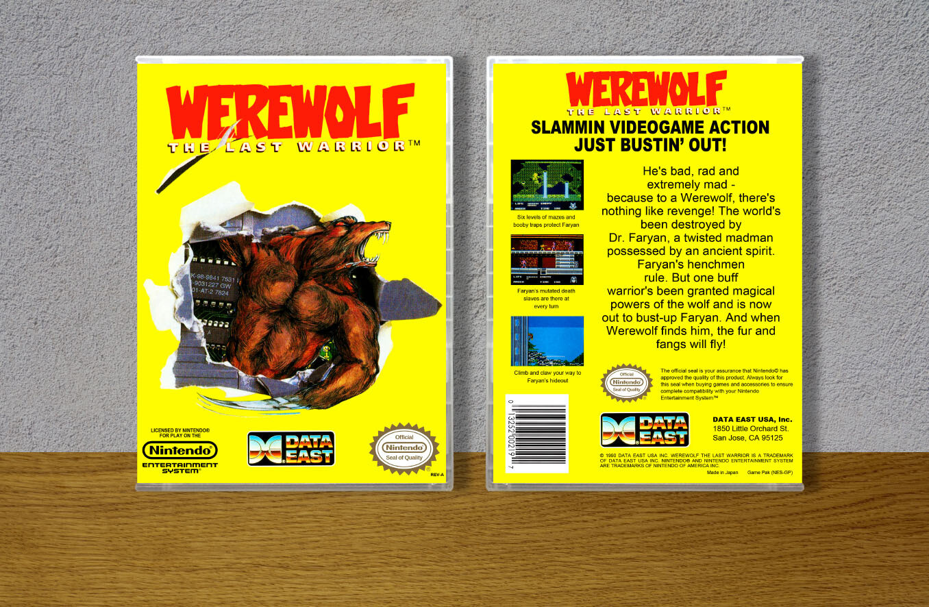 Werewolf: The Last Warrior, Case Color: CLEAR (Transparent)