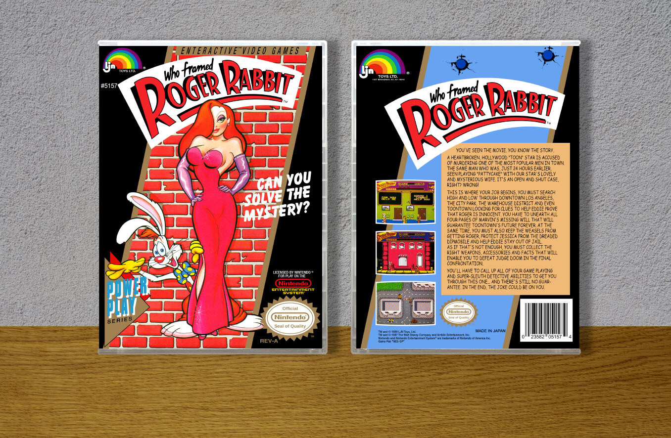 Who Framed Roger Rabbit, Case Color: CLEAR (Transparent)