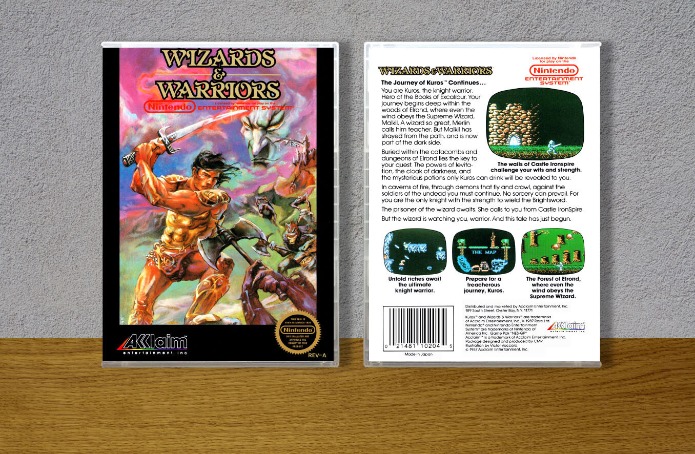 Wizards &amp; Warriors, Case Color: CLEAR (Transparent)