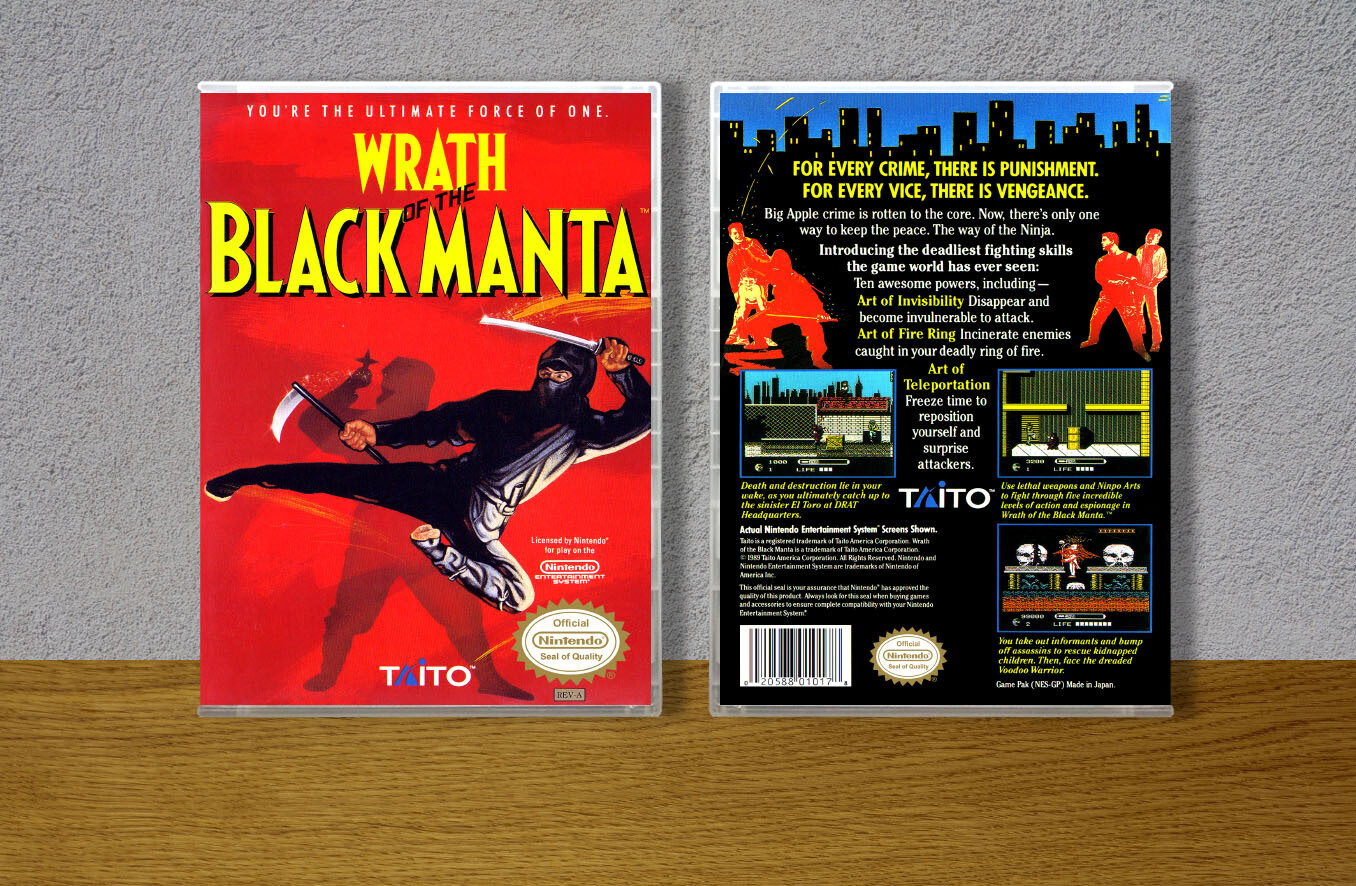 Wrath of the Black Manta, Case Color: CLEAR (Transparent)