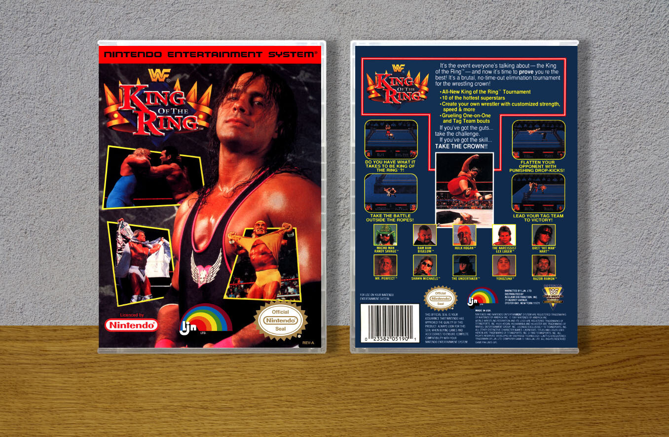 WWF King of the Ring, Case Color: CLEAR (Transparent)