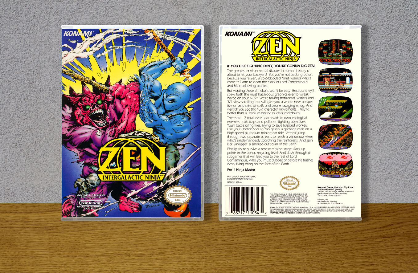 Zen: Intergalactic Ninja, Case Color: CLEAR (Transparent)