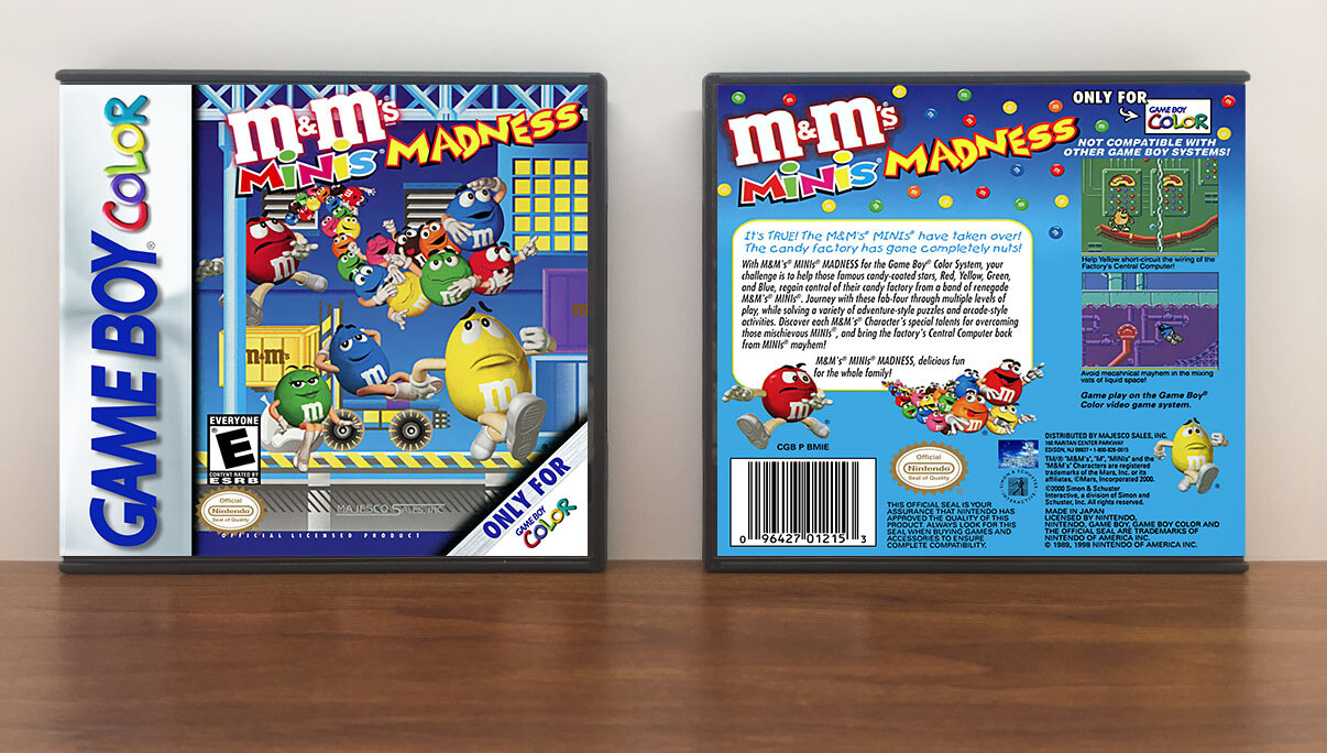 M&amp;M&#39;s Mini Madness, Artwork Spine Color: Chrome