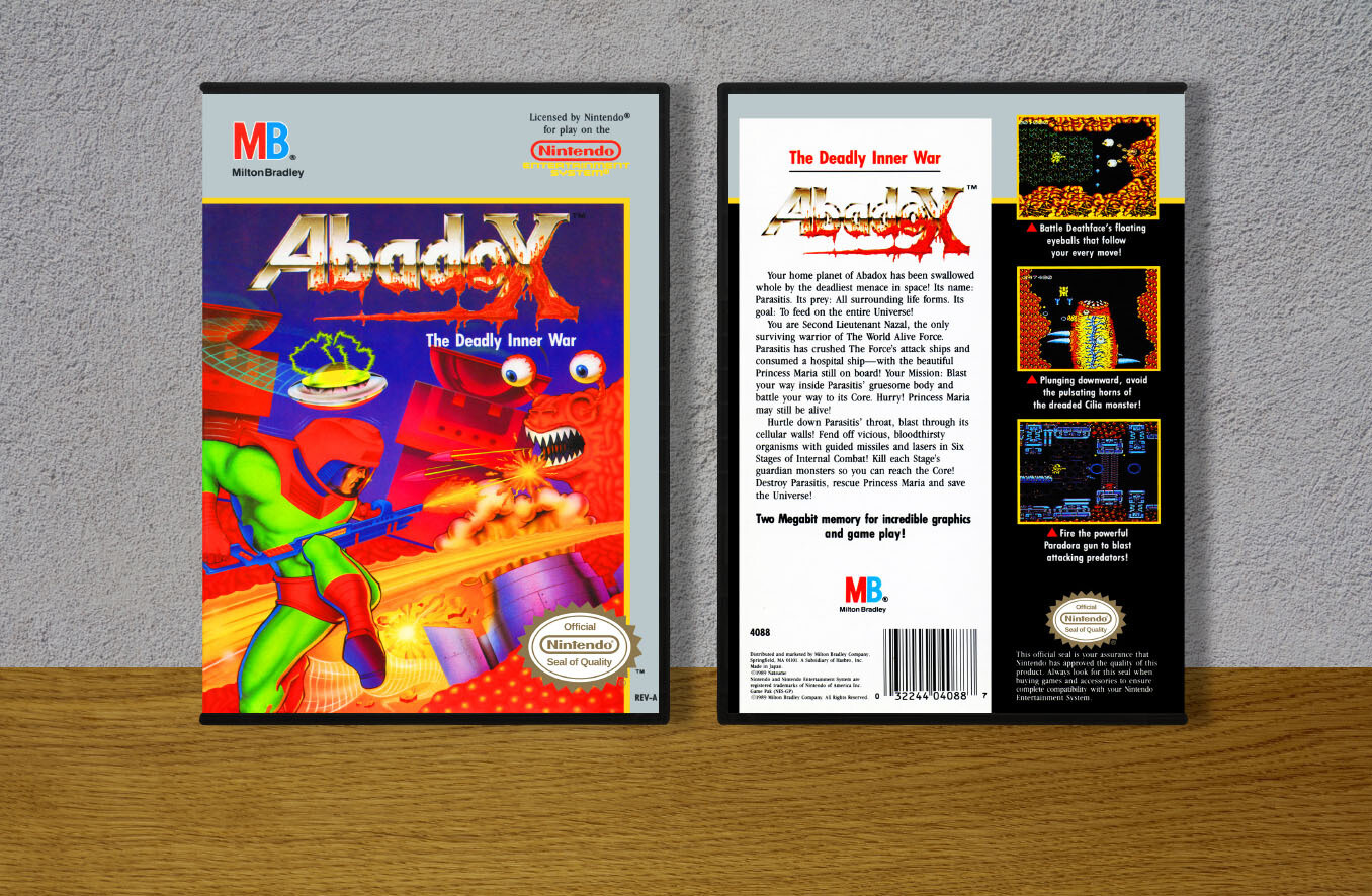 Abadox, Case Color: DARK GRAY (OEM DS CASE COLOR)