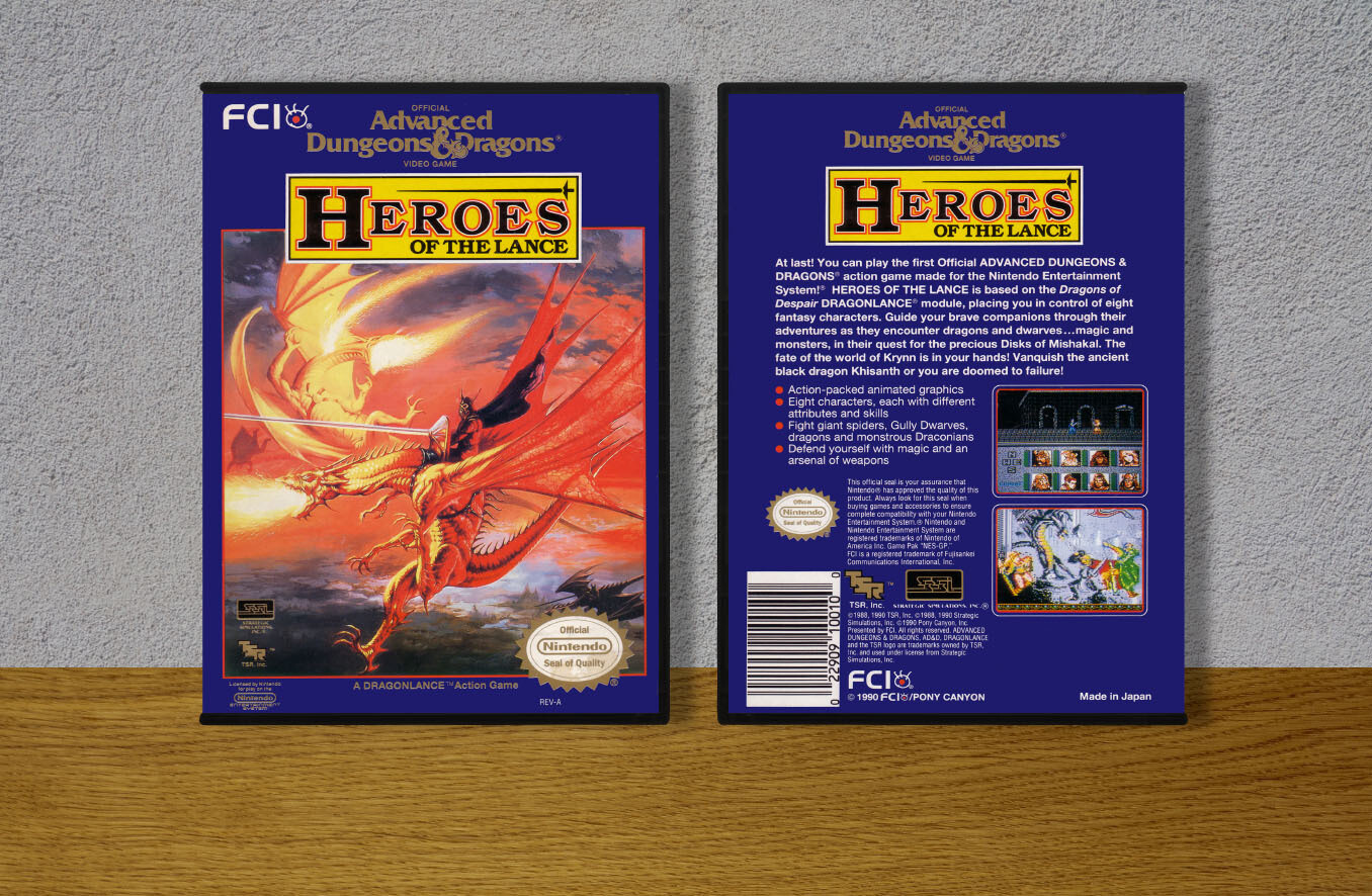 Advanced D&amp;D: Heroes of the Lance, Case Color: DARK GREY (OEM DS CASE COLOR)