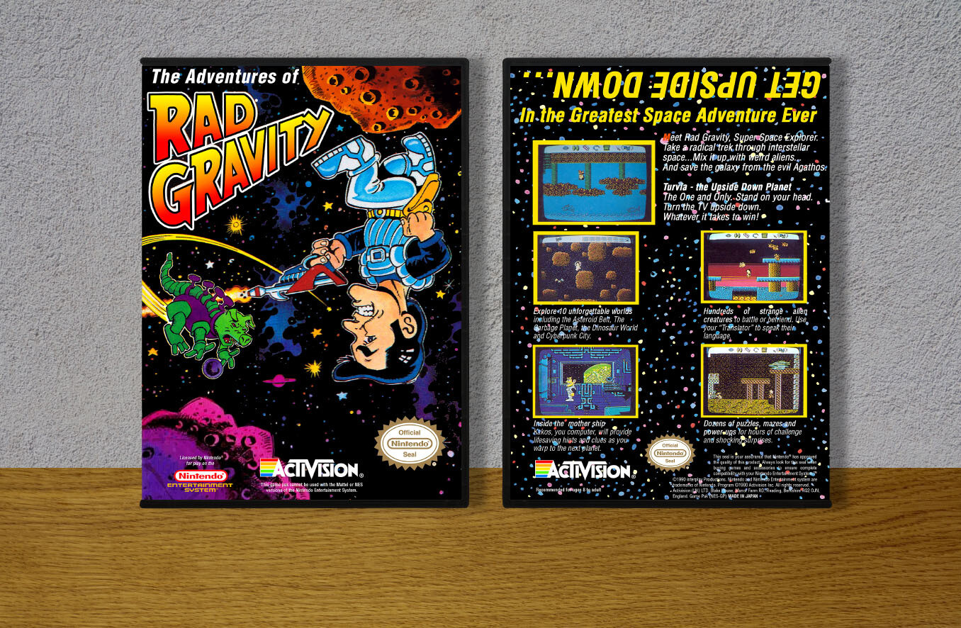 Adventures of Rad Gravity, The, Case Color: DARK GREY (OEM DS CASE COLOR)