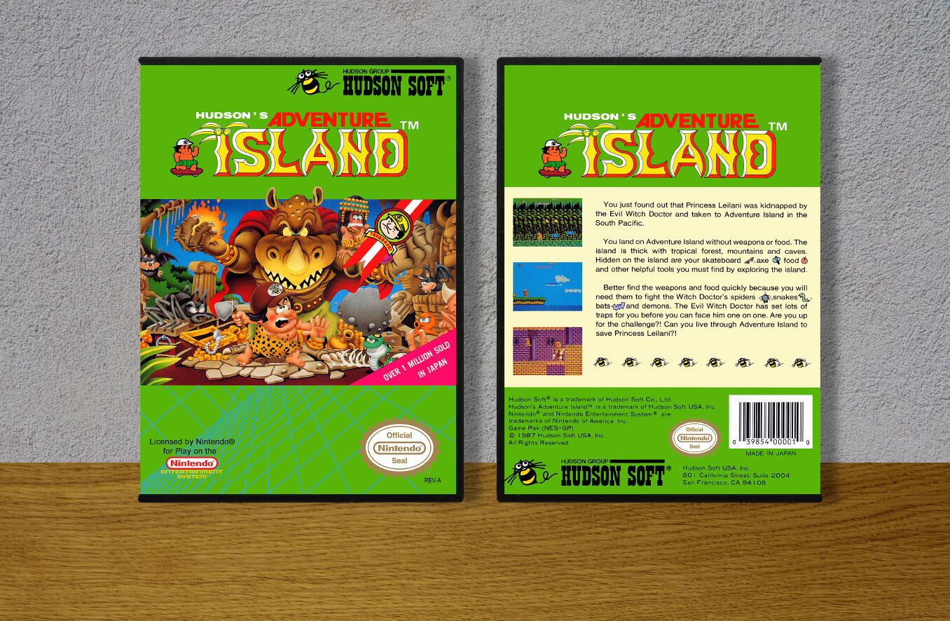 Adventure Island, Case Color: DARK GREY (OEM DS CASE COLOR)