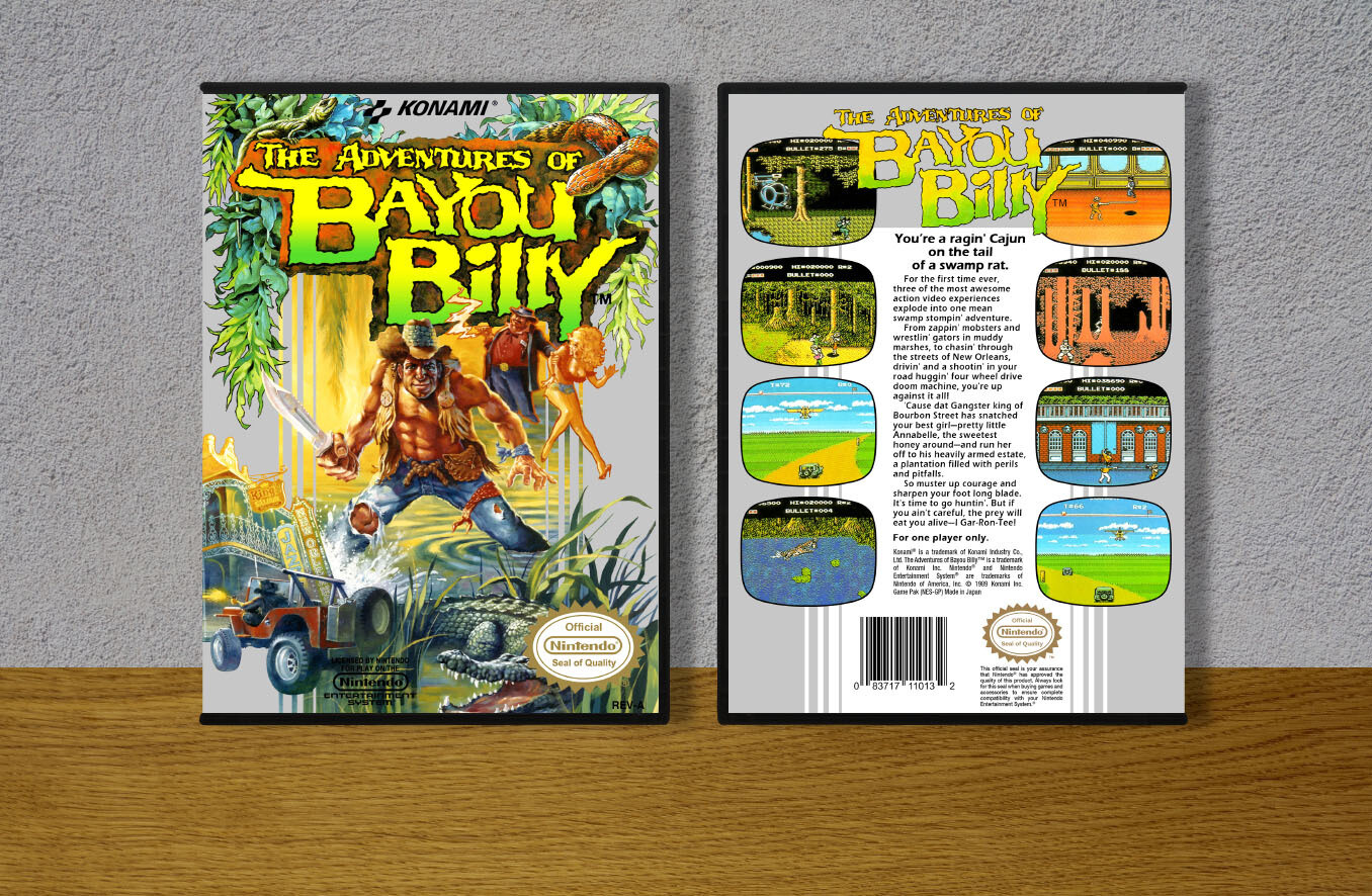 Adventures of Bayou Billy, The, Case Color: DARK GREY (OEM DS CASE COLOR)