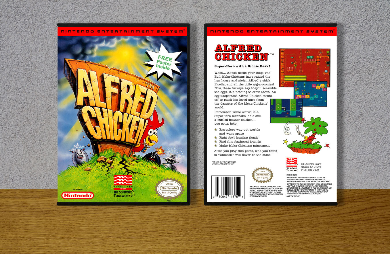 Alfred Chicken, Case Color: DARK GREY (OEM DS CASE COLOR)