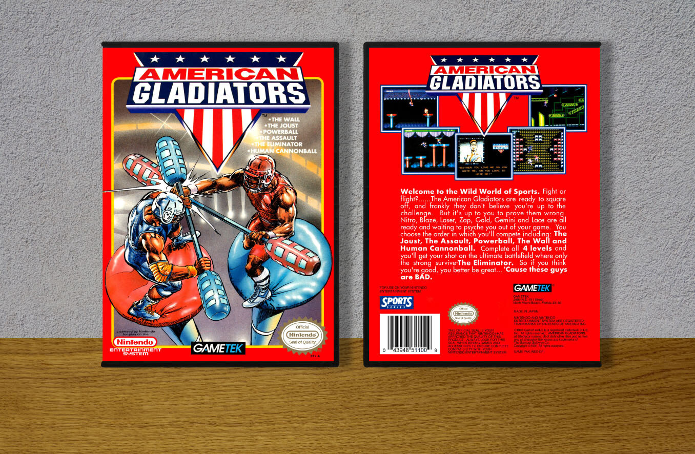 American Gladiators, Case Color: DARK GREY (OEM DS CASE COLOR)