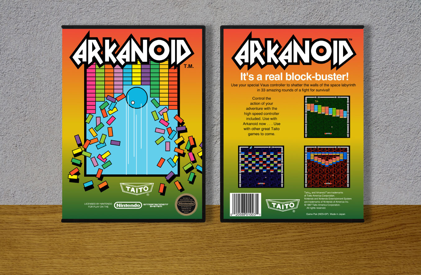 Arkanoid, Case Color: DARK GREY (OEM DS CASE COLOR)