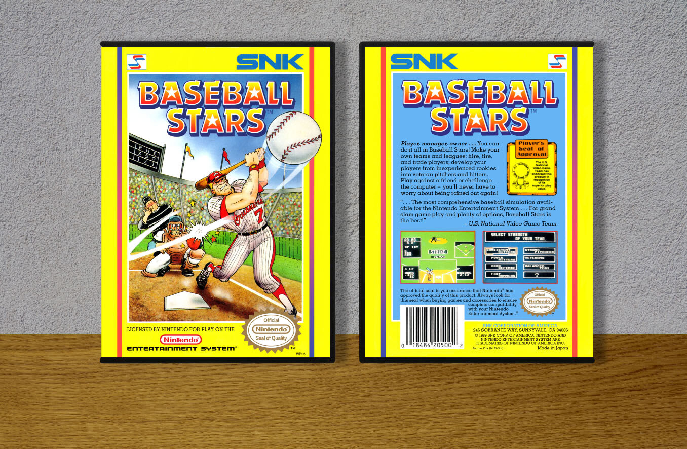 Baseball Stars, Case Color: DARK GREY (OEM DS CASE COLOR)