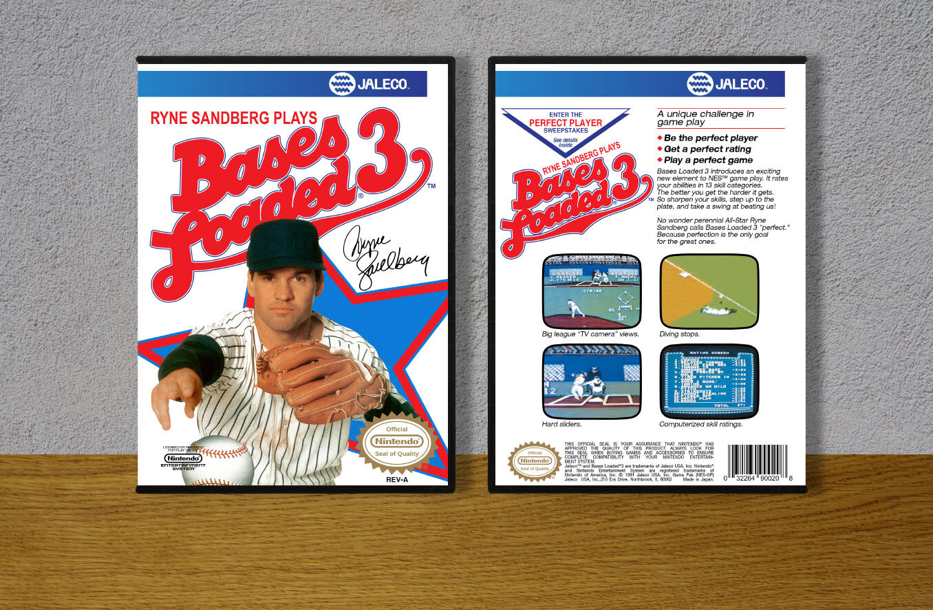 Bases Loaded 3, Case Color: DARK GREY (OEM DS CASE COLOR)