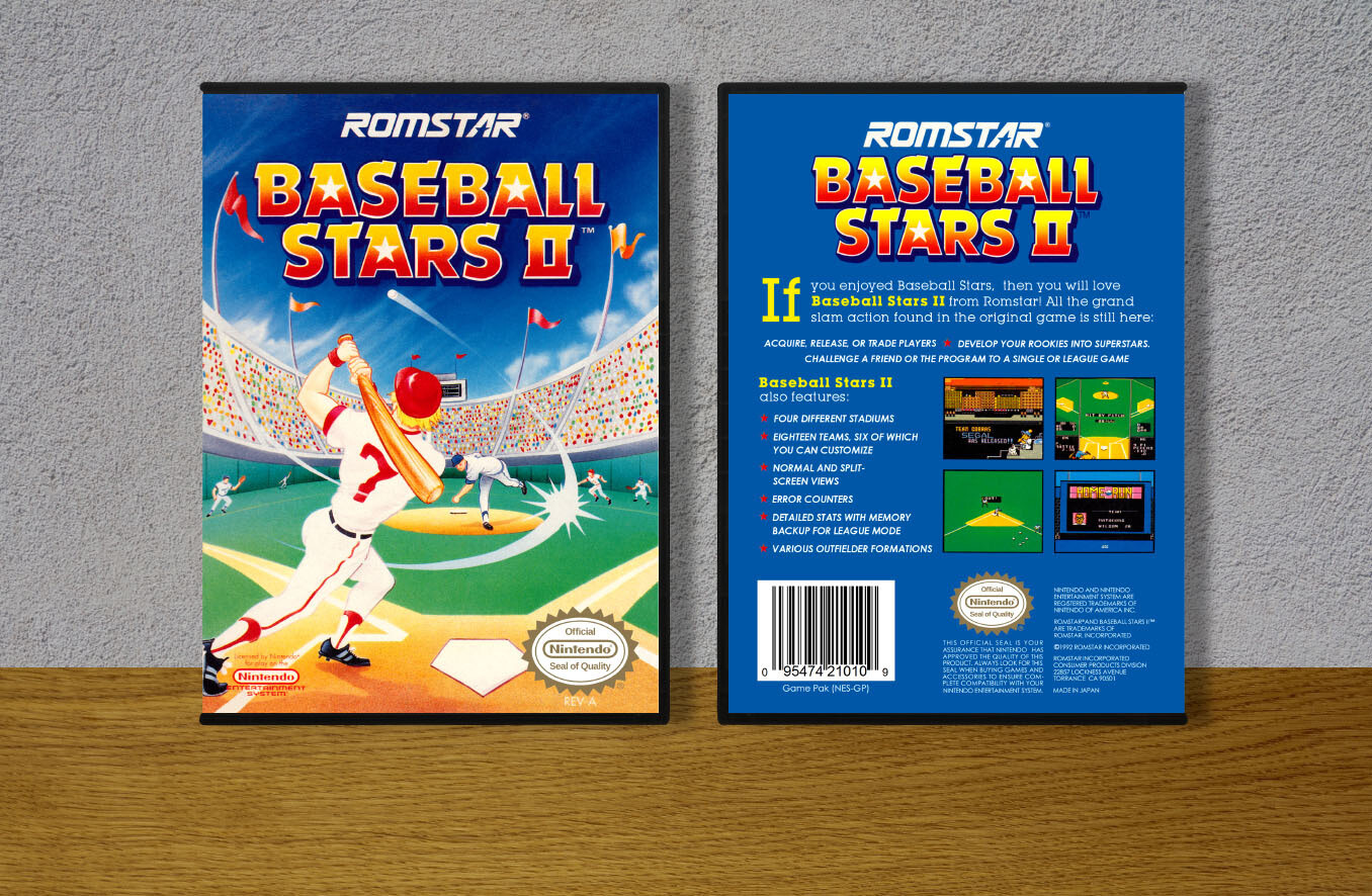 Baseball Stars II, Case Color: DARK GREY (OEM DS CASE COLOR)