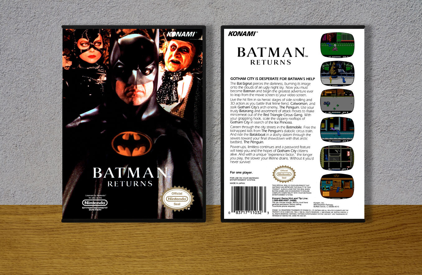 Batman Returns, Case Color: DARK GREY (OEM DS CASE COLOR)