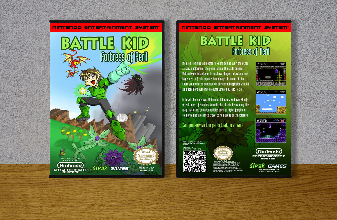 Battle Kid: Fortress of Peril, Case Color: DARK GREY (OEM DS CASE COLOR)
