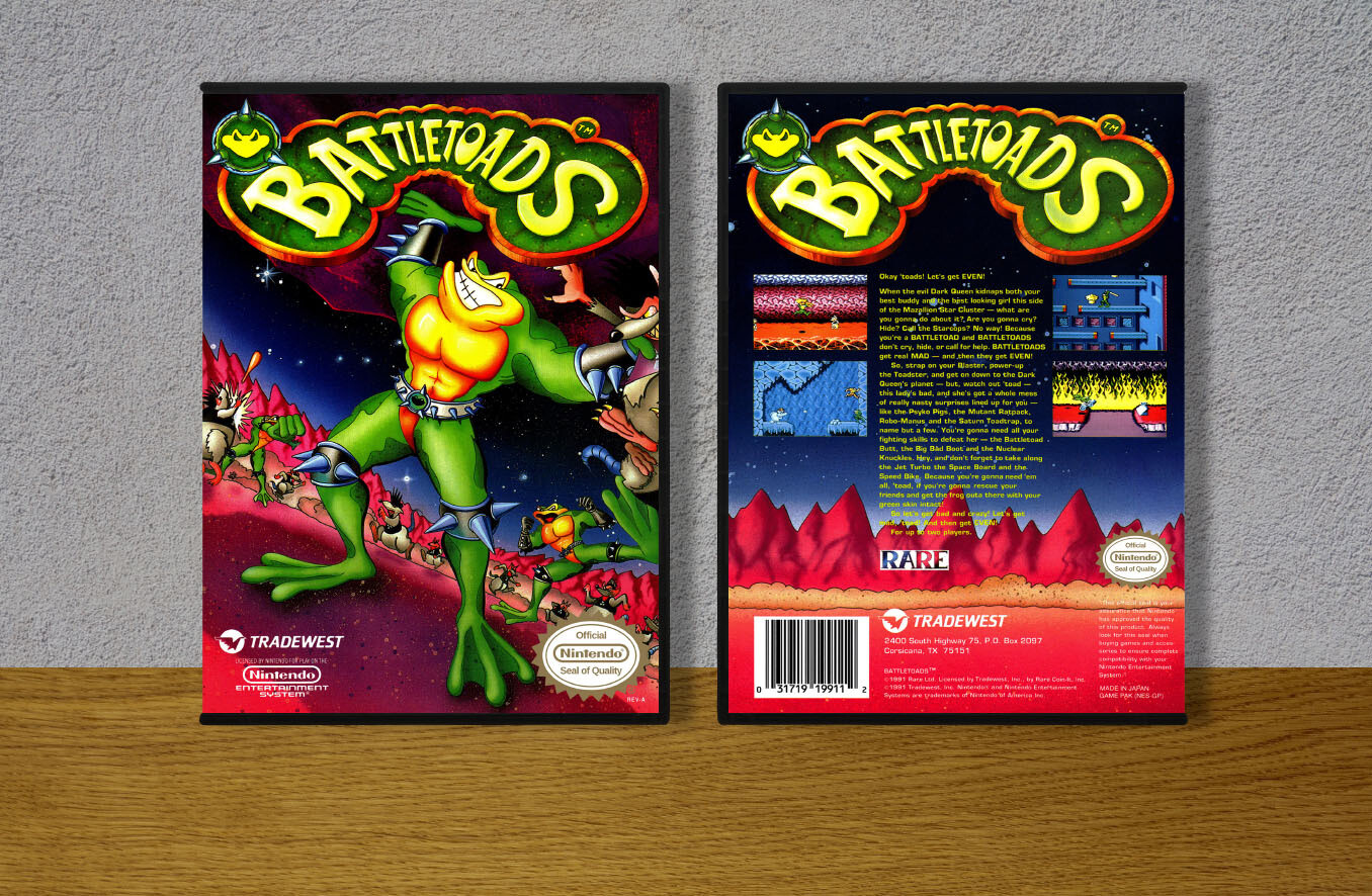 Battletoads, Case Color: DARK GREY (OEM DS CASE COLOR)