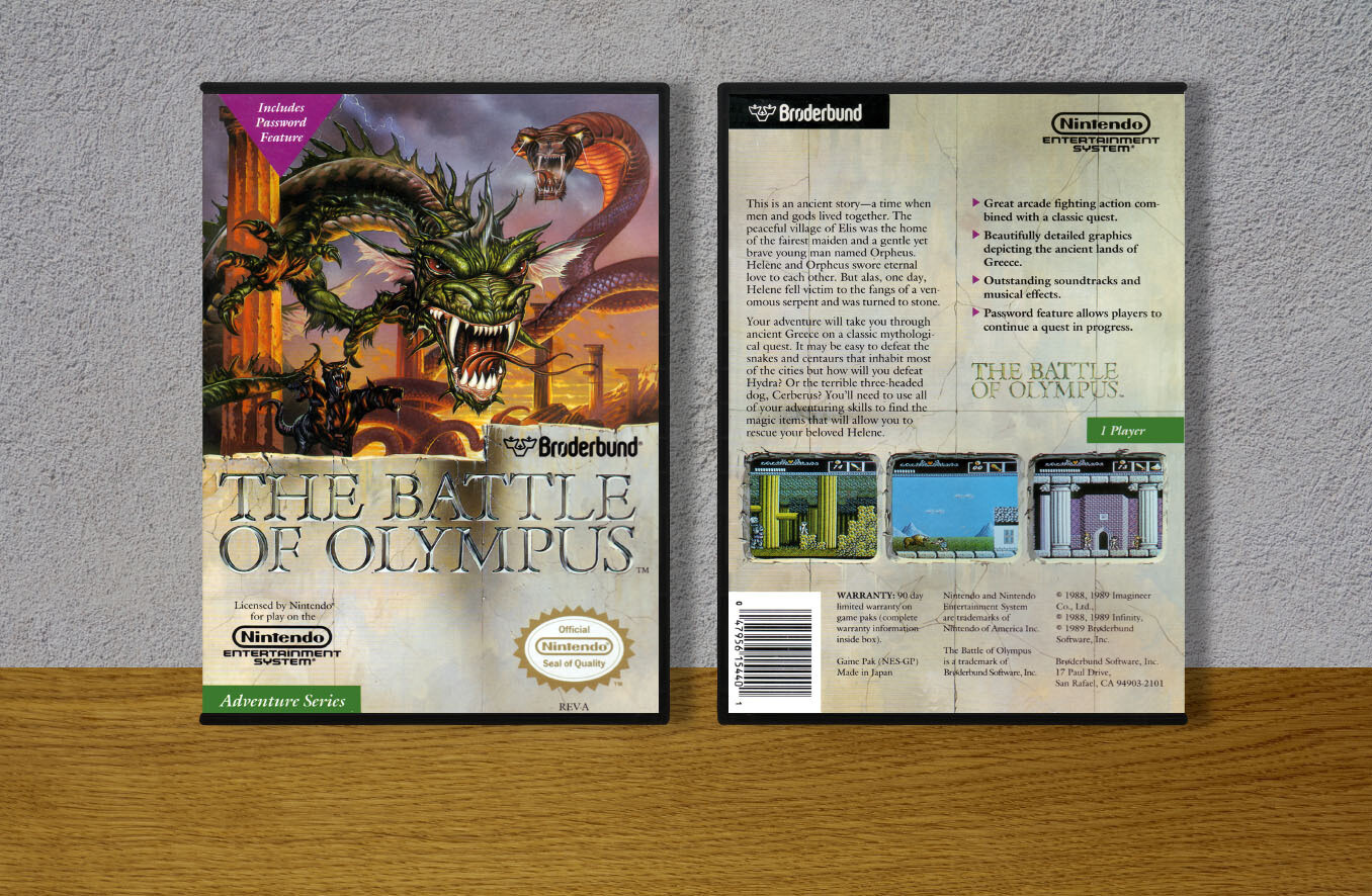 Battle of Olympus, The, Case Color: DARK GREY (OEM DS CASE COLOR)