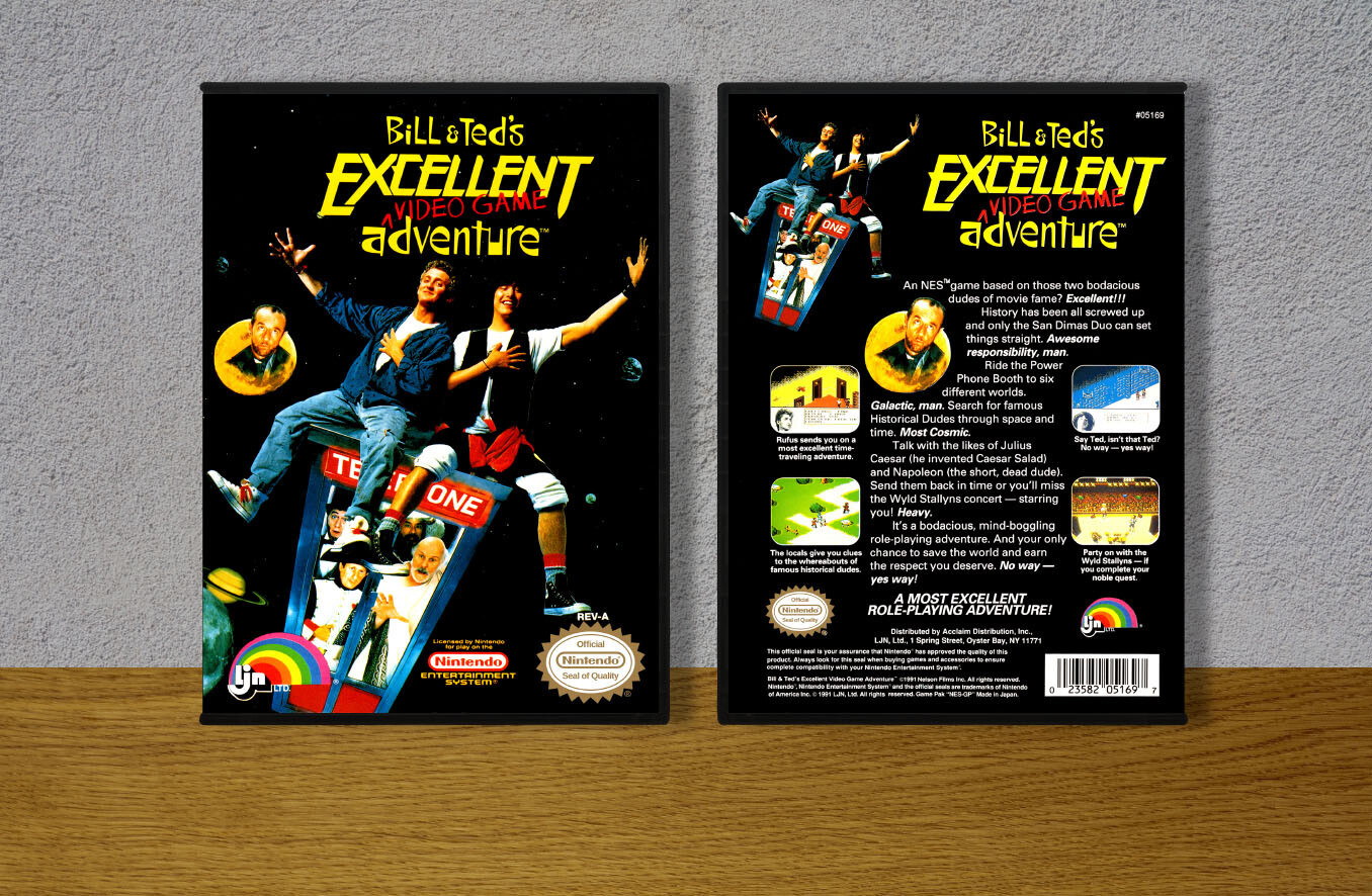 Bill &amp; Ted&#39;s Excellent Videogame Adventure, Case Color: DARK GREY (OEM DS CASE COLOR)