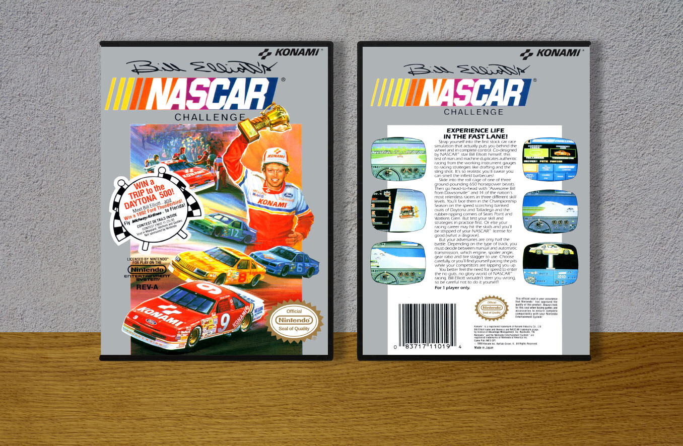 Bill Elliot&#39;s Nascar Challenge, Case Color: DARK GREY (OEM DS CASE COLOR)