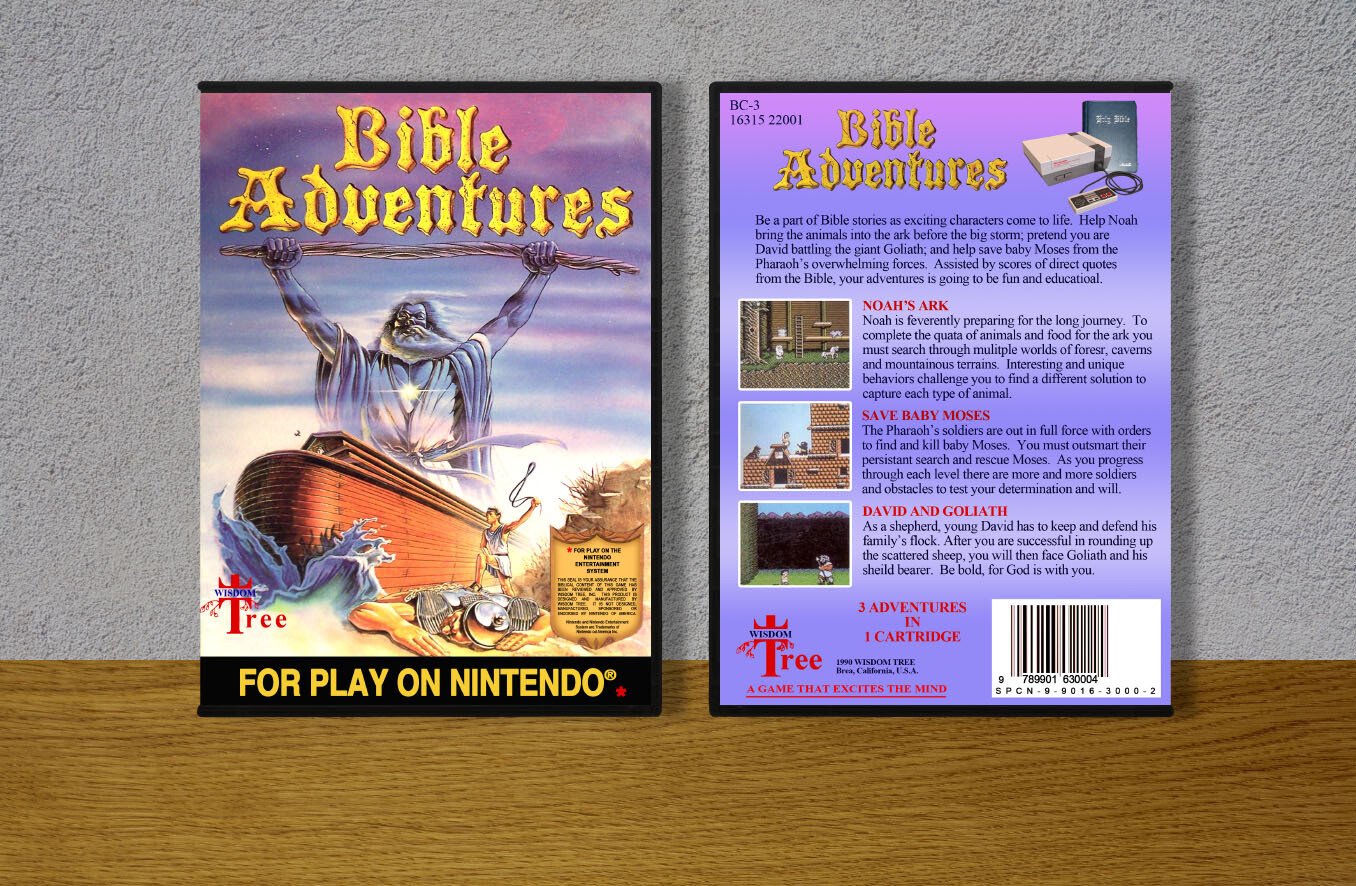 Bible Adventures, Case Color: DARK GREY (OEM DS CASE COLOR)