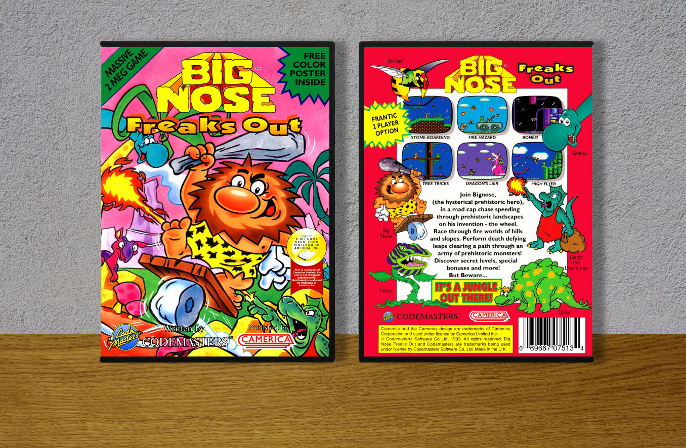 Big Nose Freaks Out, Case Color: DARK GREY (OEM DS CASE COLOR)