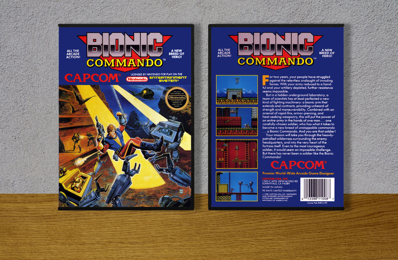 Bionic Commando, Case Color: DARK GREY (OEM DS CASE COLOR)