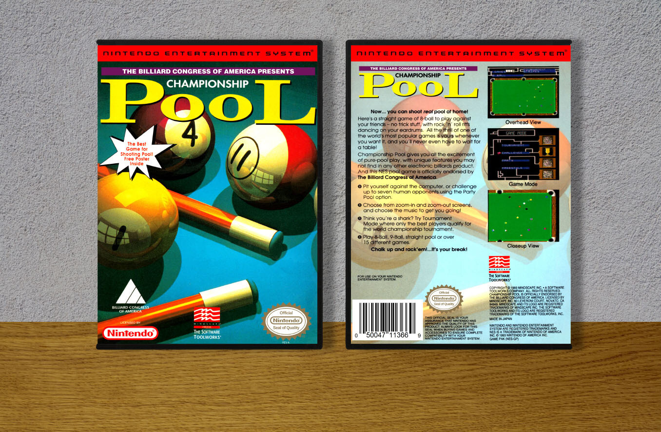 Championship Pool, Case Color: DARK GREY (OEM DS CASE COLOR)