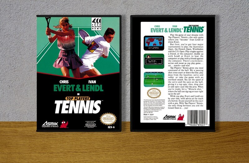 Chris Evert &amp; Ivan Lendl in Top Player&#39;s Tennis, Case Color: DARK GREY (OEM DS CASE COLOR)