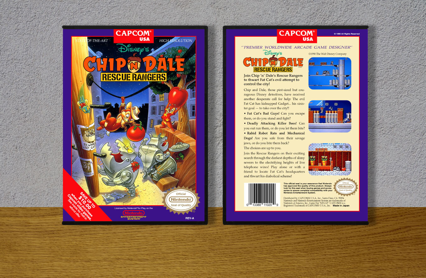 Chip &#39;N Dale Rescue Rangers, Case Color: DARK GREY (OEM DS CASE COLOR)