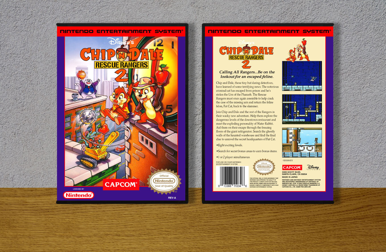 Chip &#39;N Dale Rescue Rangers 2, Case Color: DARK GREY (OEM DS CASE COLOR)