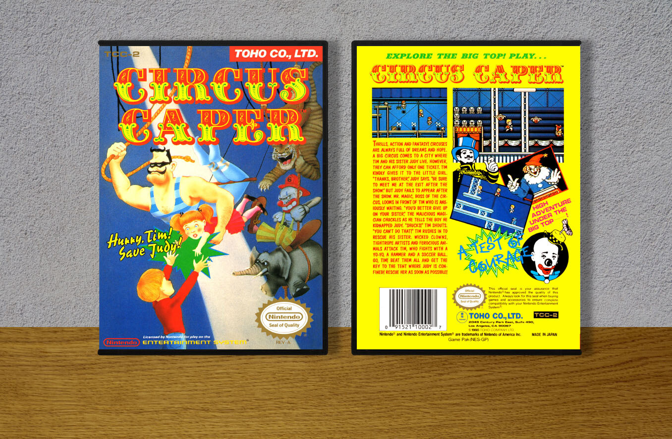 Circus Caper, Case Color: DARK GREY (OEM DS CASE COLOR)