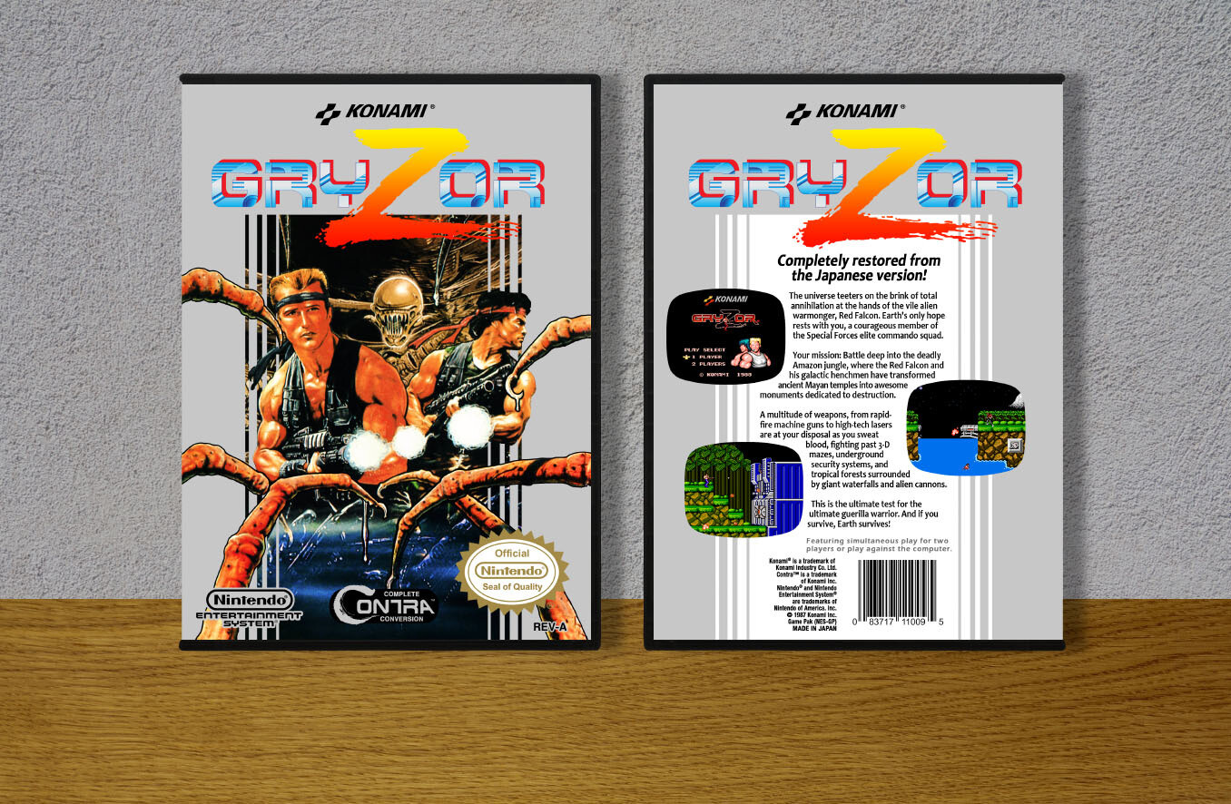 Contra Gryzor, Case Color: DARK GREY (OEM DS CASE COLOR)