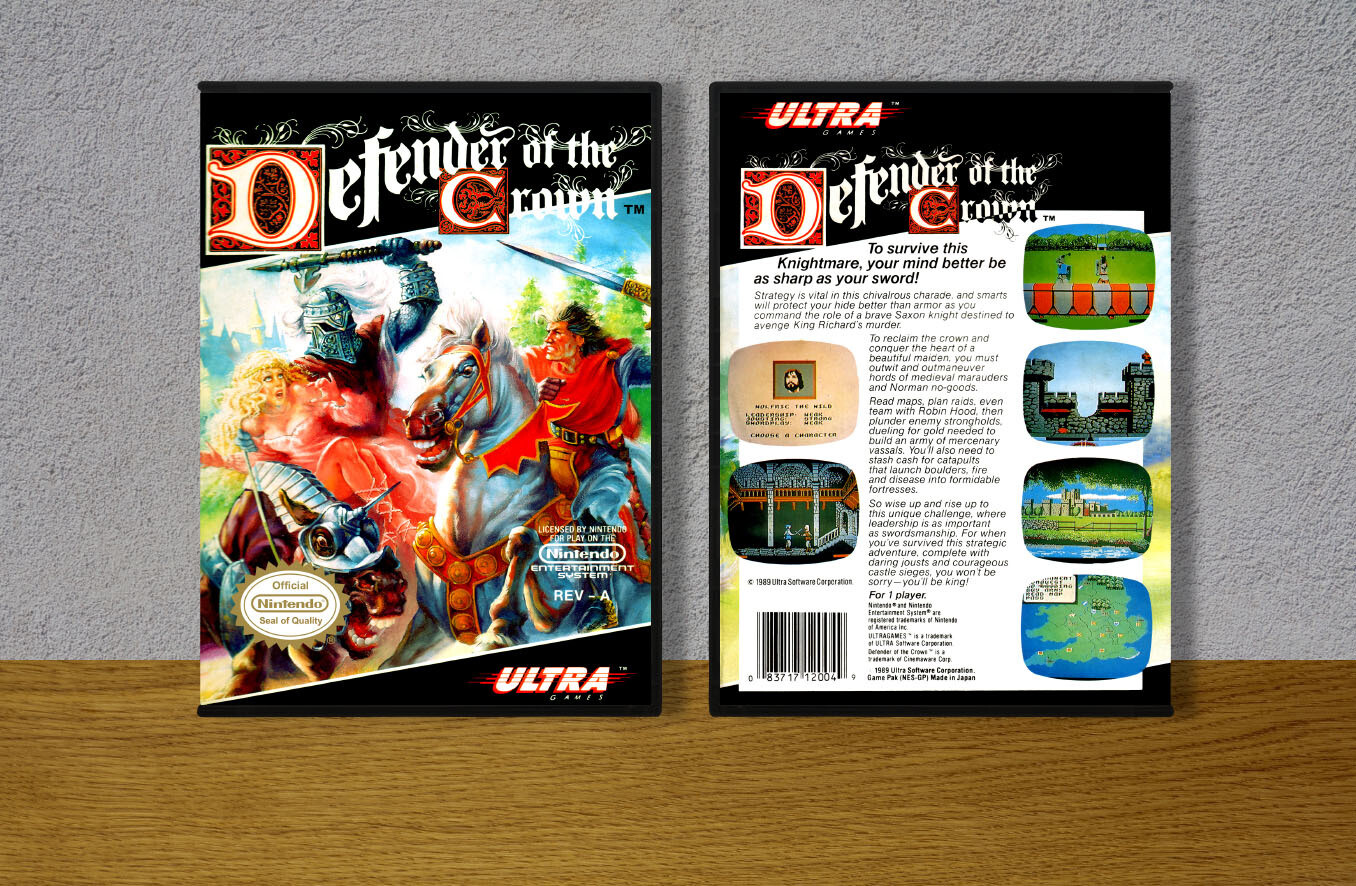 Defenders of the Crown, Case Color: DARK GREY (OEM DS CASE COLOR)