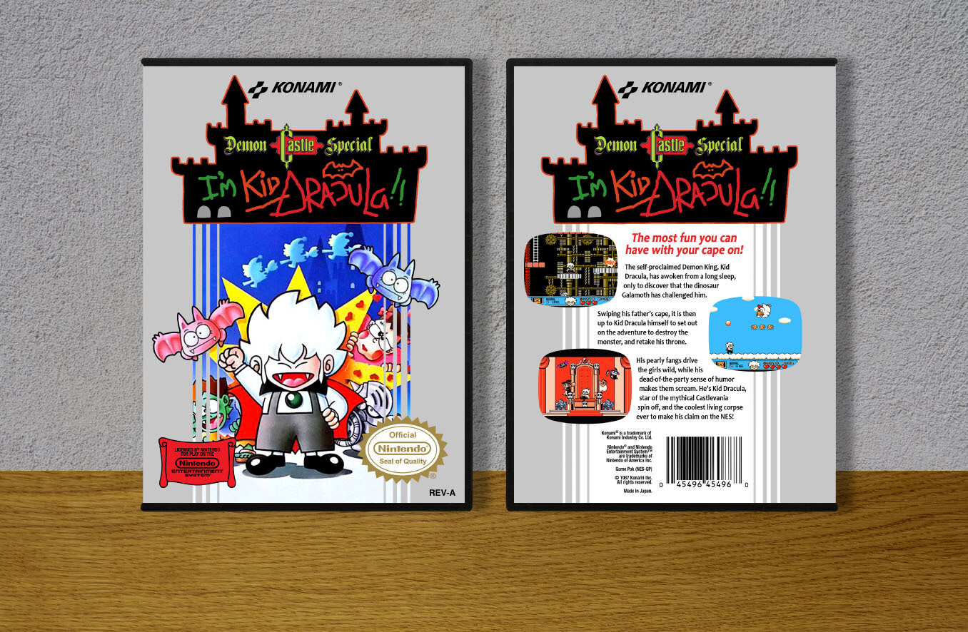 Demon Castle Special I&#39;m Kid Dracula!! (Akumajou Dracula Special Boku Dracula-kun), Case Color: DARK GREY (OEM DS CASE COLOR)