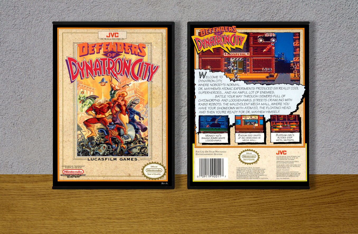 Defenders of Dynatron City, Case Color: DARK GREY (OEM DS CASE COLOR)