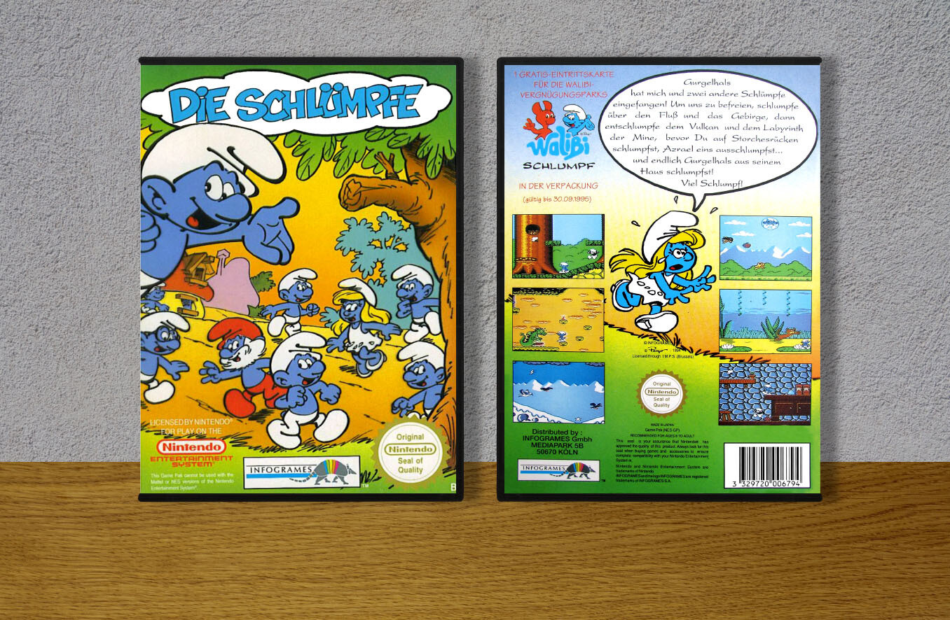 Die Schlumpfe (The Smurfs), Case Color: DARK GREY (OEM DS CASE COLOR)