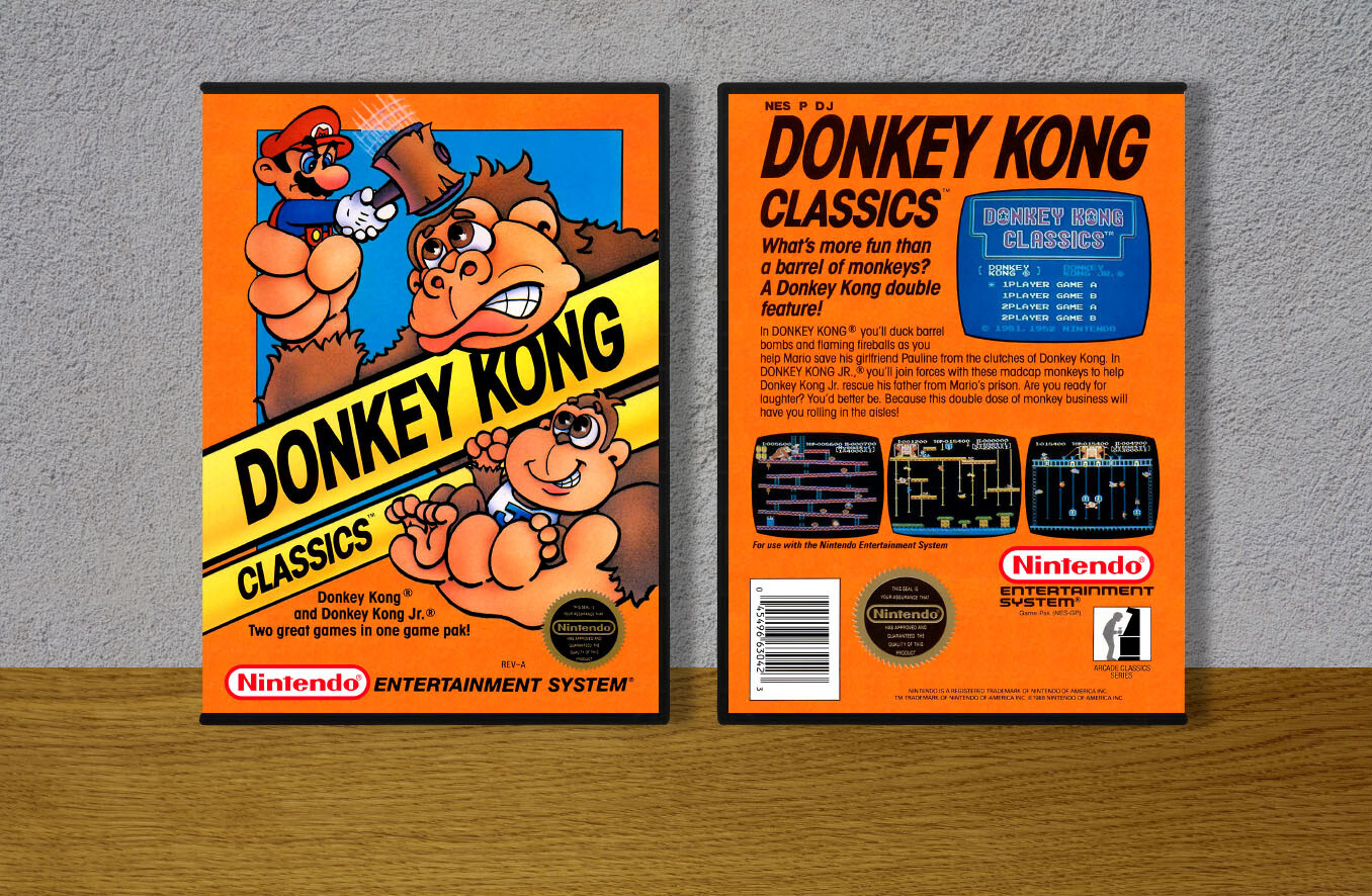 Donkey Kong Classics, Case Color: DARK GREY (OEM DS CASE COLOR)