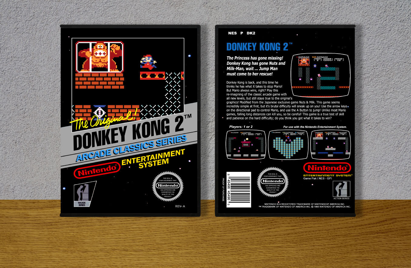 Donkey Kong 2, Case Color: DARK GREY (OEM DS CASE COLOR)