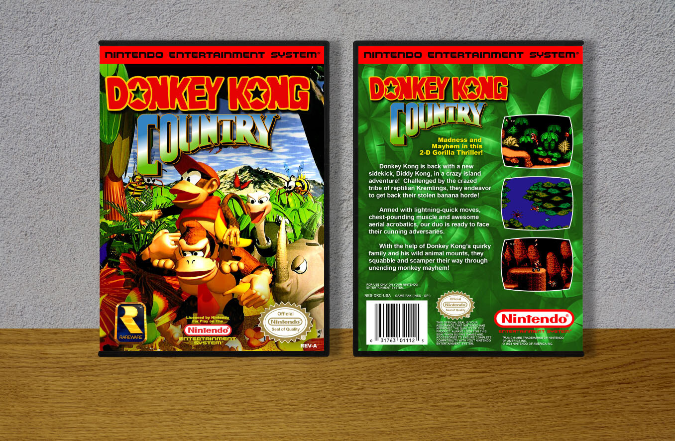 Donkey Kong Country, Case Color: DARK GREY (OEM DS CASE COLOR)