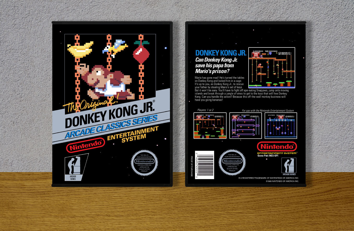 Donkey Kong Jr., Case Color: DARK GREY (OEM DS CASE COLOR)
