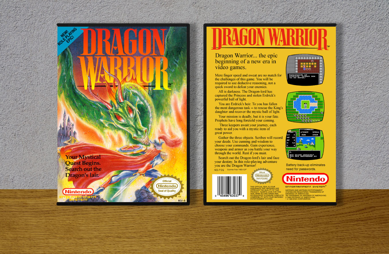 Dragon Warrior, Case Color: DARK GREY (OEM DS CASE COLOR)