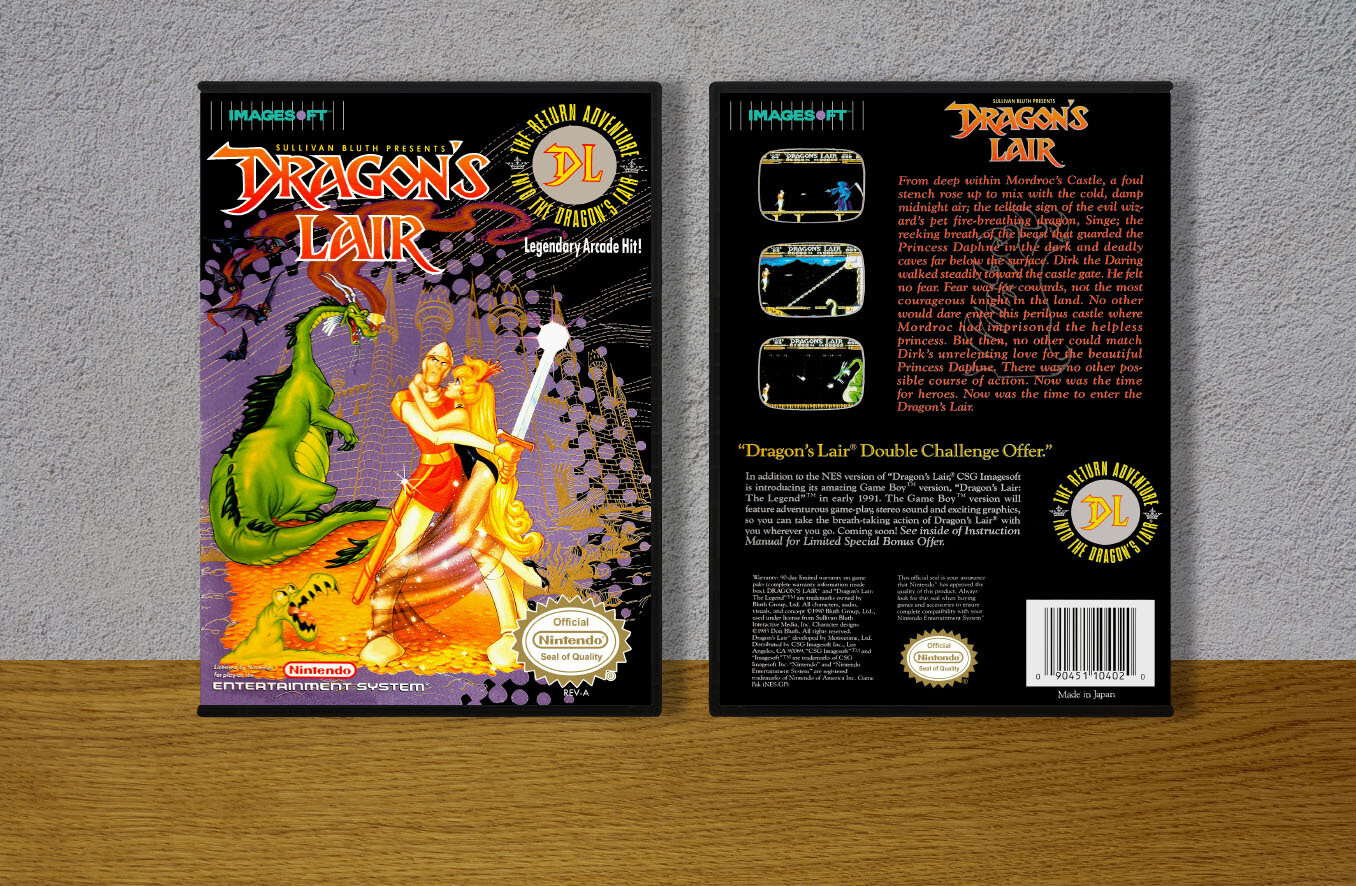 Dragon&#39;s Lair, Case Color: DARK GREY (OEM DS CASE COLOR)