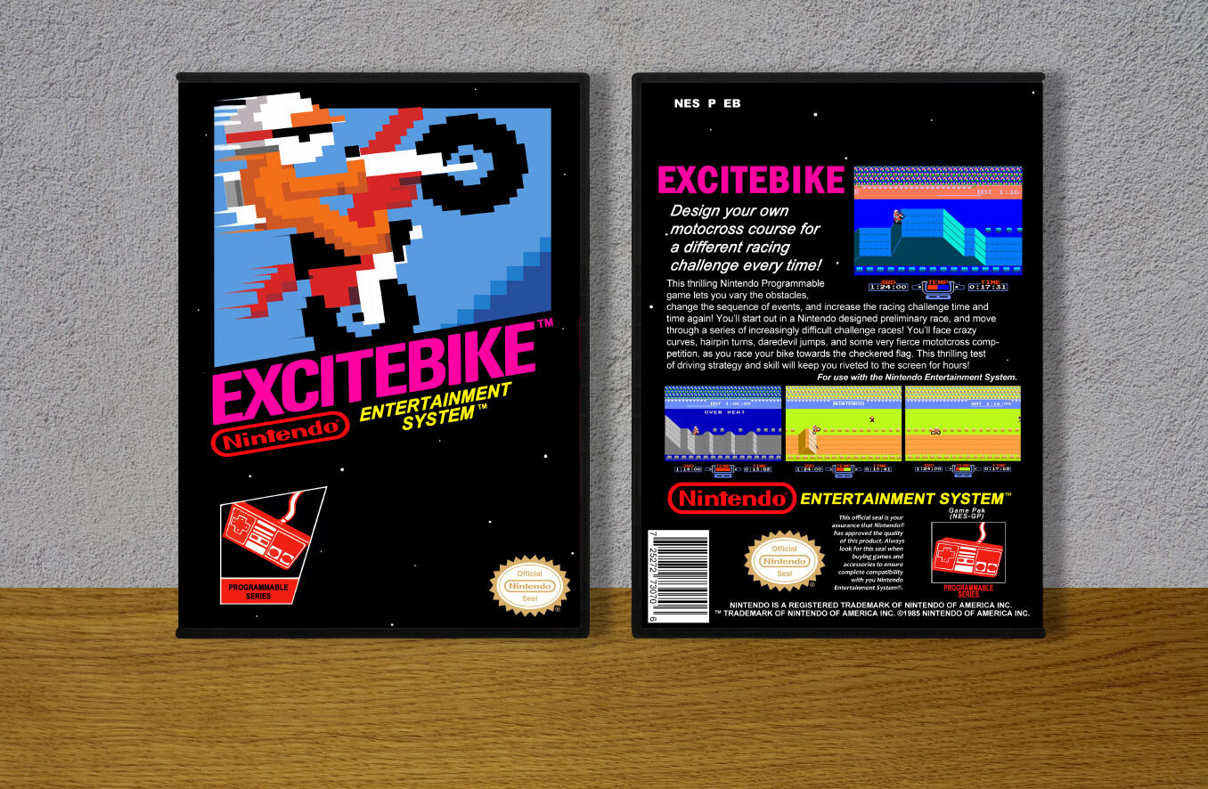 Excitebike, Case Color: DARK GREY (OEM DS CASE COLOR)